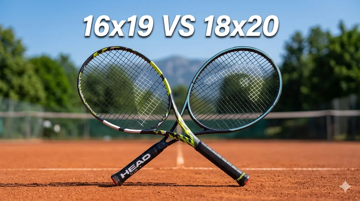 Patrones de encordado: 16x19 vs 18x20 explicado